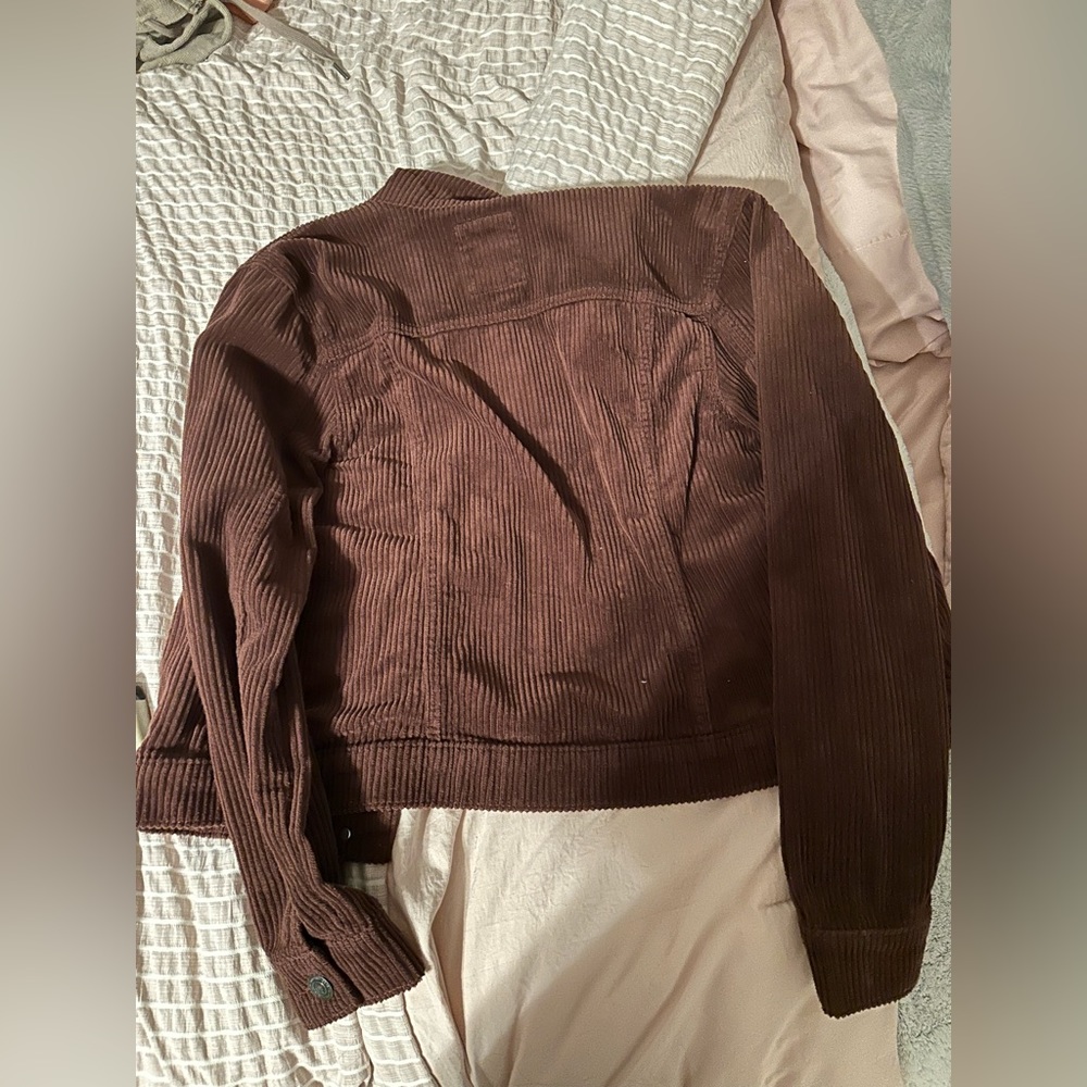 corduroy Jean jacket SO size Large never worn - Picture 2 of 2